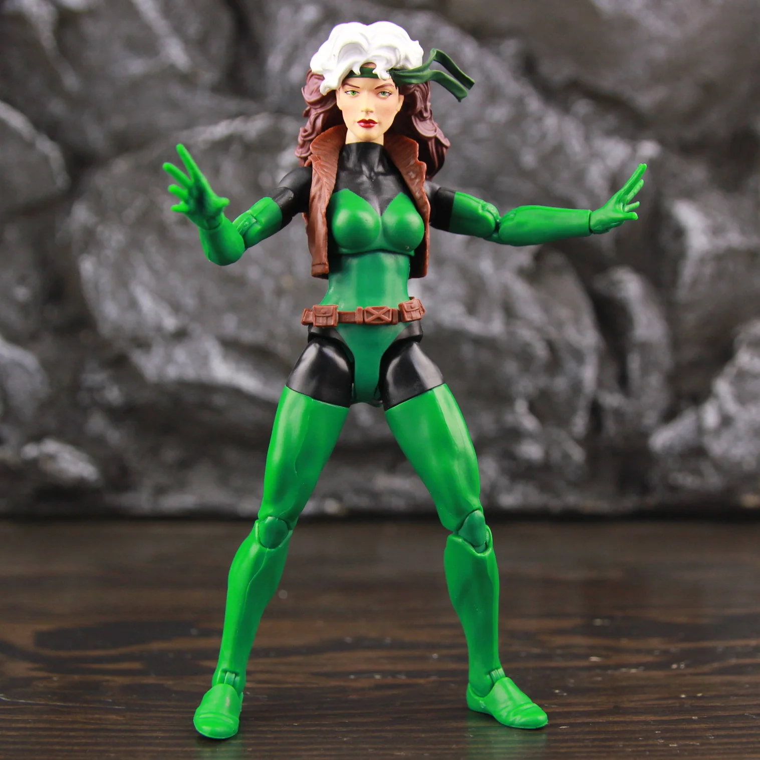 Retro Re-cast Head Vest Belt Outback Exclusive X Men Comics Toys Doll Model
