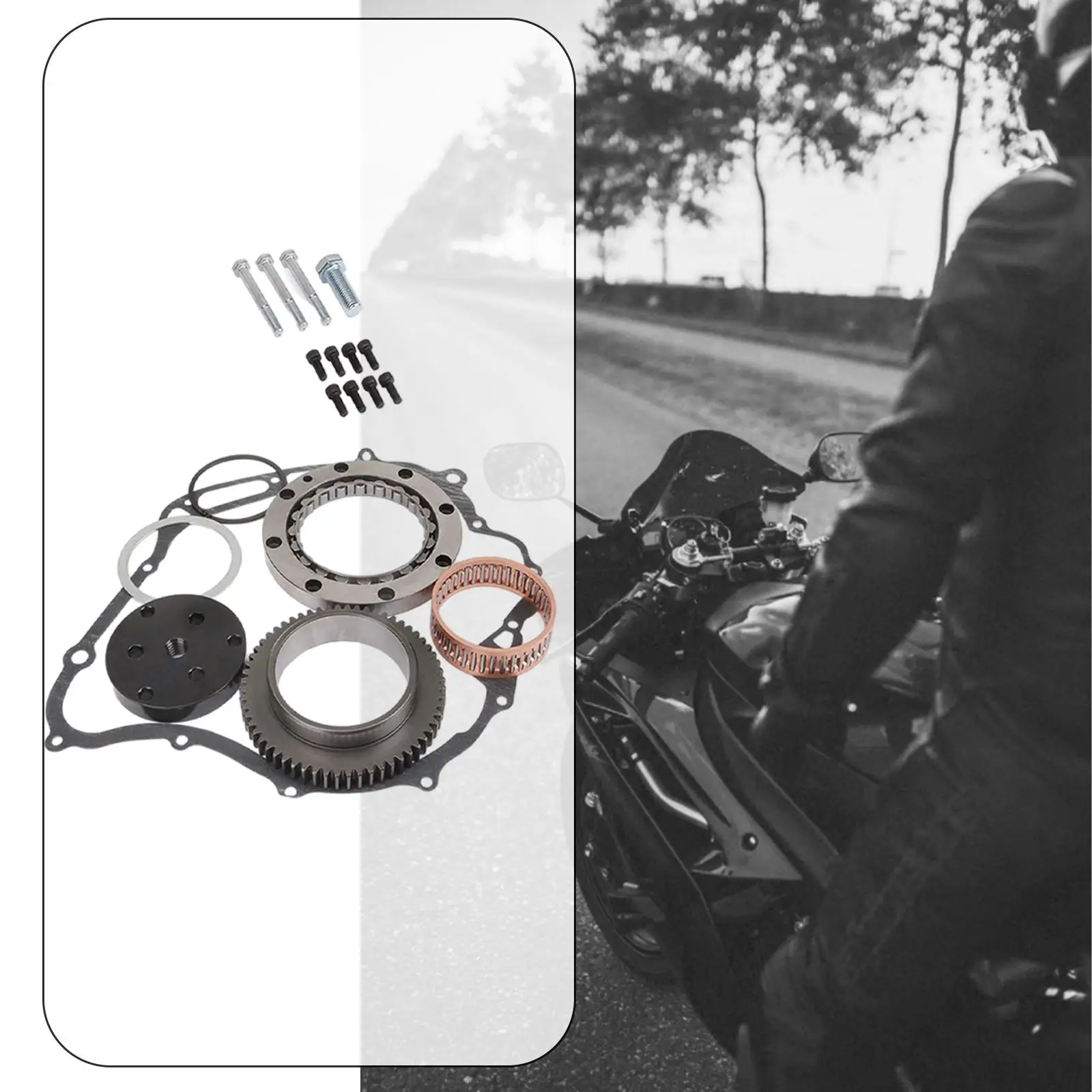 Комплект сцепления стартера 99999-03908-00 с болтами для Yamaha V-Star 1100 Xvs1100AT Xvs1100A прямая