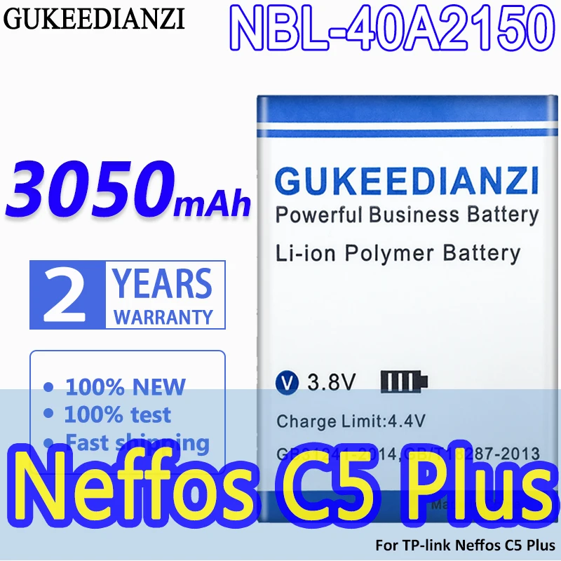 

Аккумулятор большой емкости GUKEEDIANZI NBL-40A2150 3050 мАч для TP-link Neffos C5 Plus