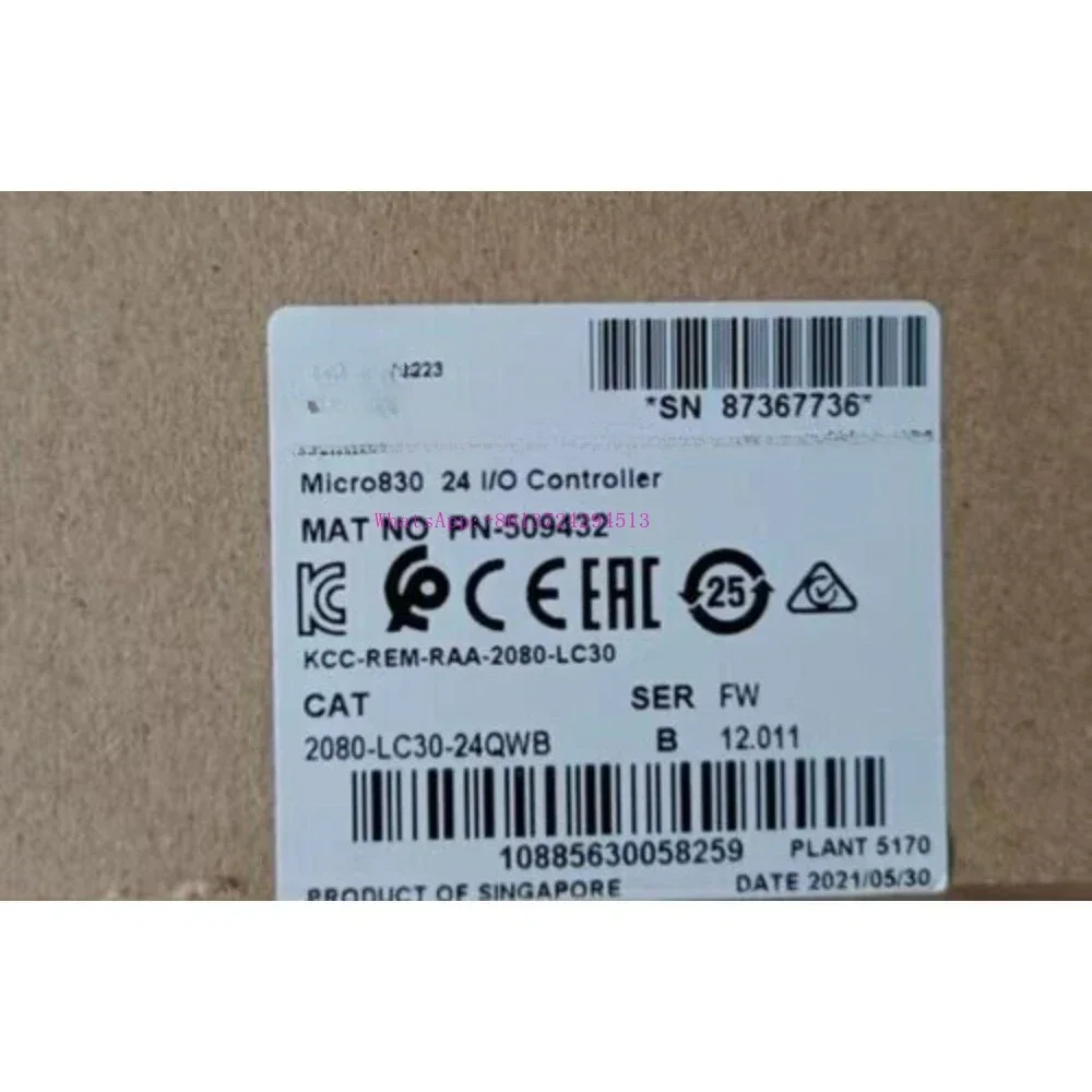 Новый заводской герметичный контроллер 2080LC3024QWB Micro830 24 ввода/вывода 2080-LC30-24QWB