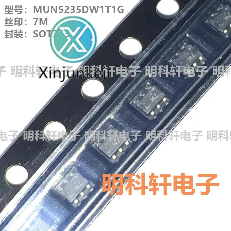 

Оригинальный Новый Шелковый экран MUN5235DW1T1G 7M 50 В/100 мА SOT363 2 шт.