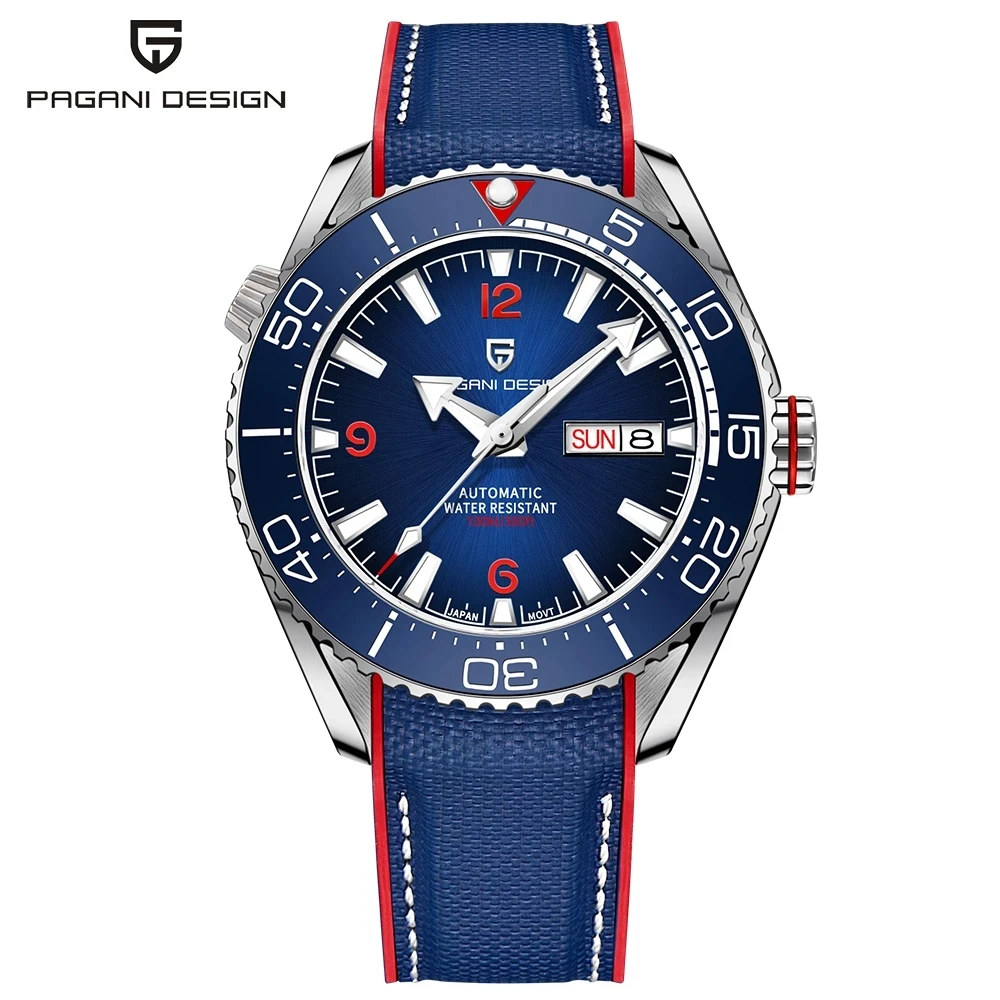 

2023 PAGANI DESIGN New Men Automatic Wristwatch 100M Waterproof Sapphire Glass NH36 Mechanical Watch Luminous Relogio Masculino