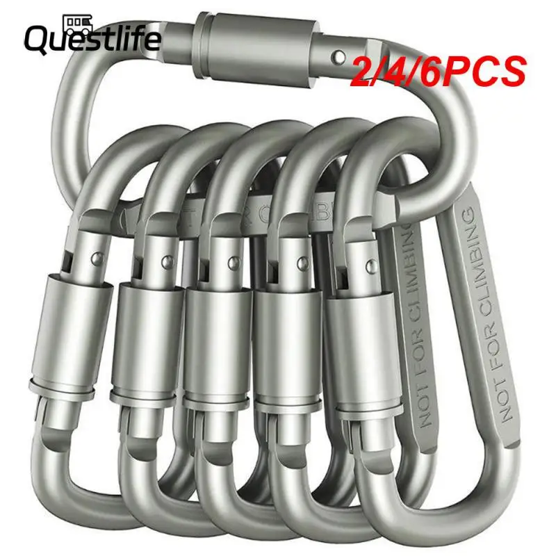 

Climbing Carabiner Professional D Shape Aviation Aluminum Safety Lock Outdoor Climbing Hiking Ascend Mountaineering Equipment