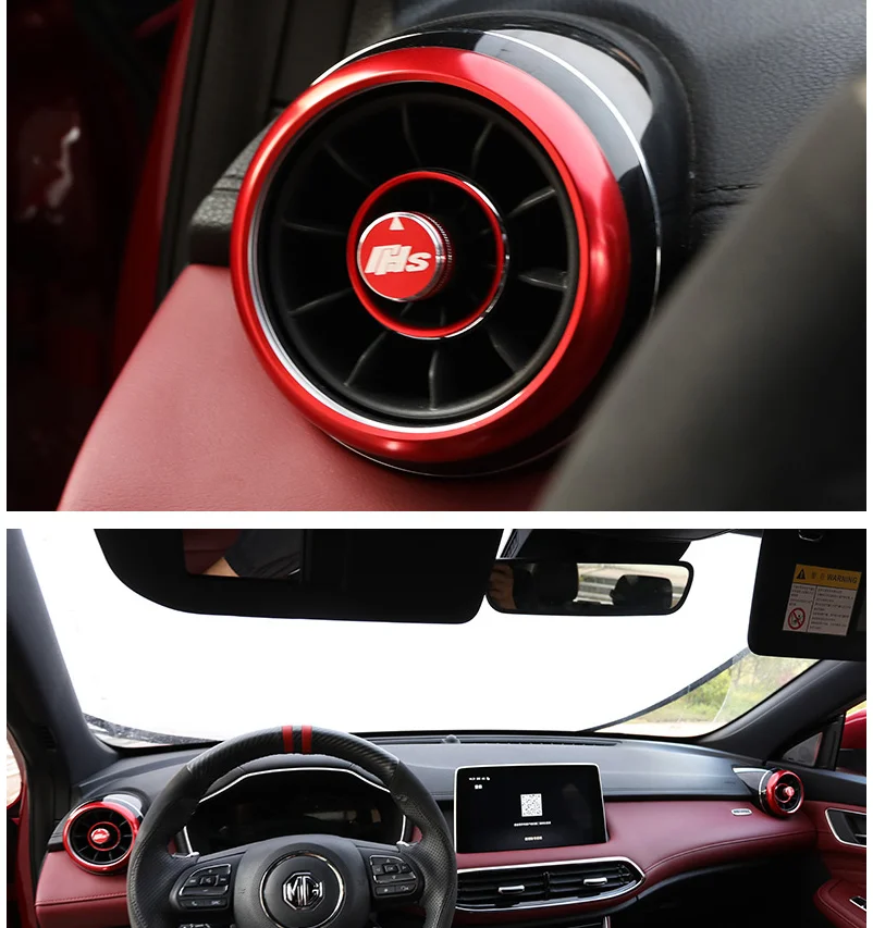 

Для MG HS/подключаемое 2020 2021 2022 автомобильное вентиляционное отверстие кондиционера декоративное кольцо Крышка вентиляционного отверстия м...