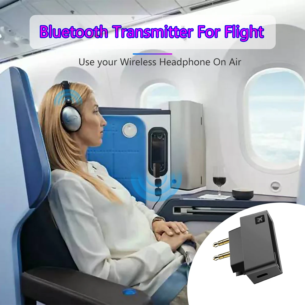 Bluetooth 5 0 адаптер полета самолета беспроводной передатчик для Urbanears Plattan 2 ADV On-Ear Alby