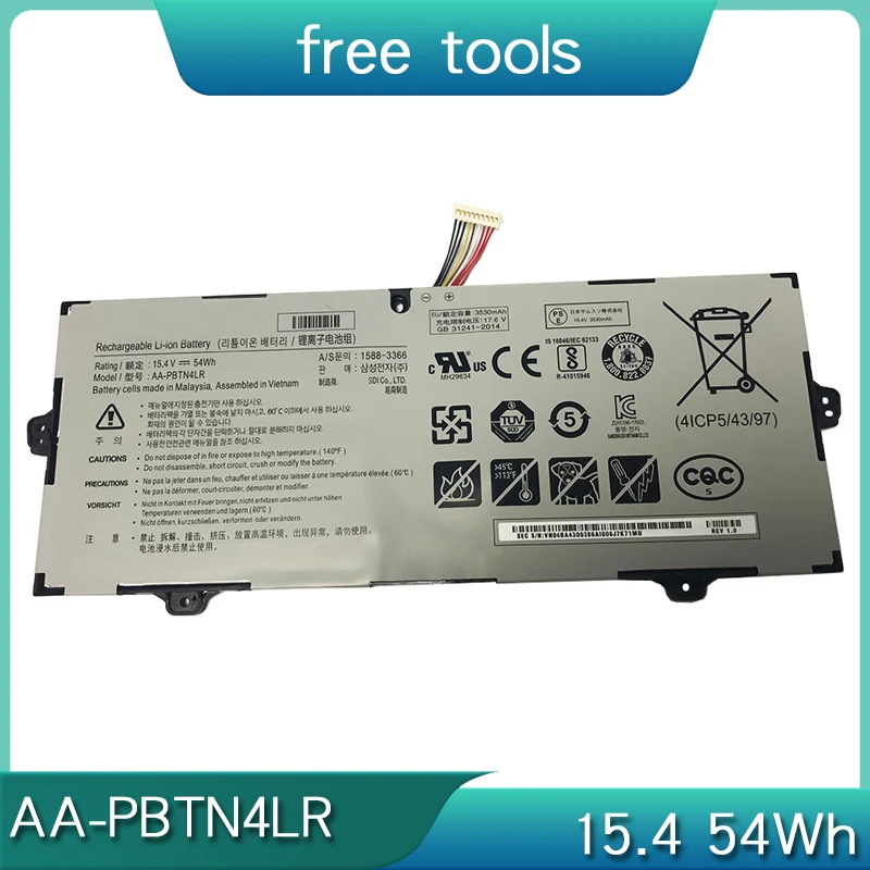 Новый аккумулятор для ноутбука AA-PBTN4LR Samsung Notebook 9 Pro NP850XBC NP940X3M NP940X3N NP940X5M NP940X5N NT850XBC