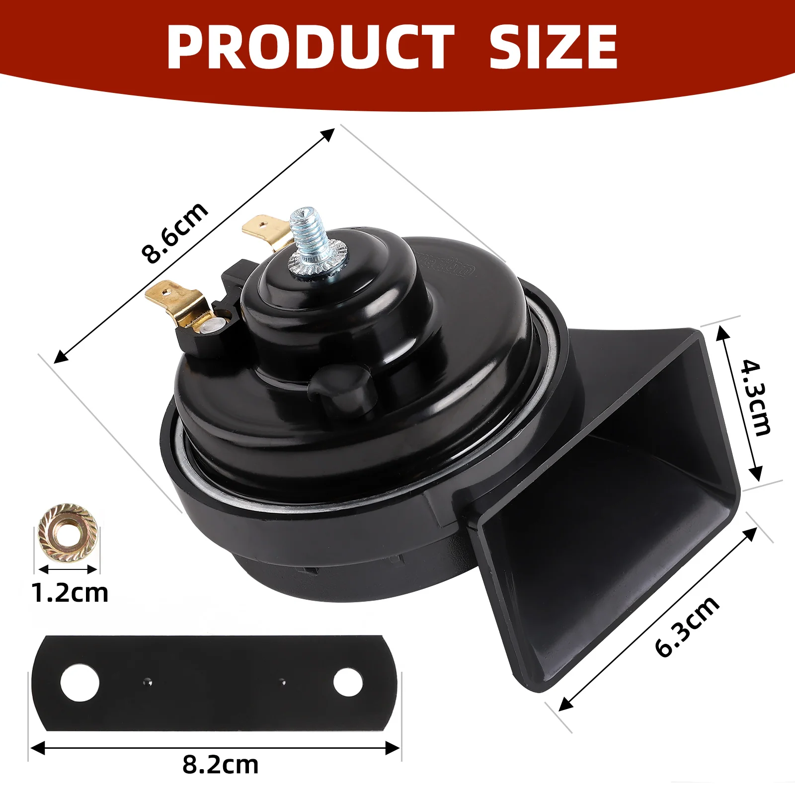 Высококачественный автомобильный гудок 12 В двойной Гудок для грузовиков поезда