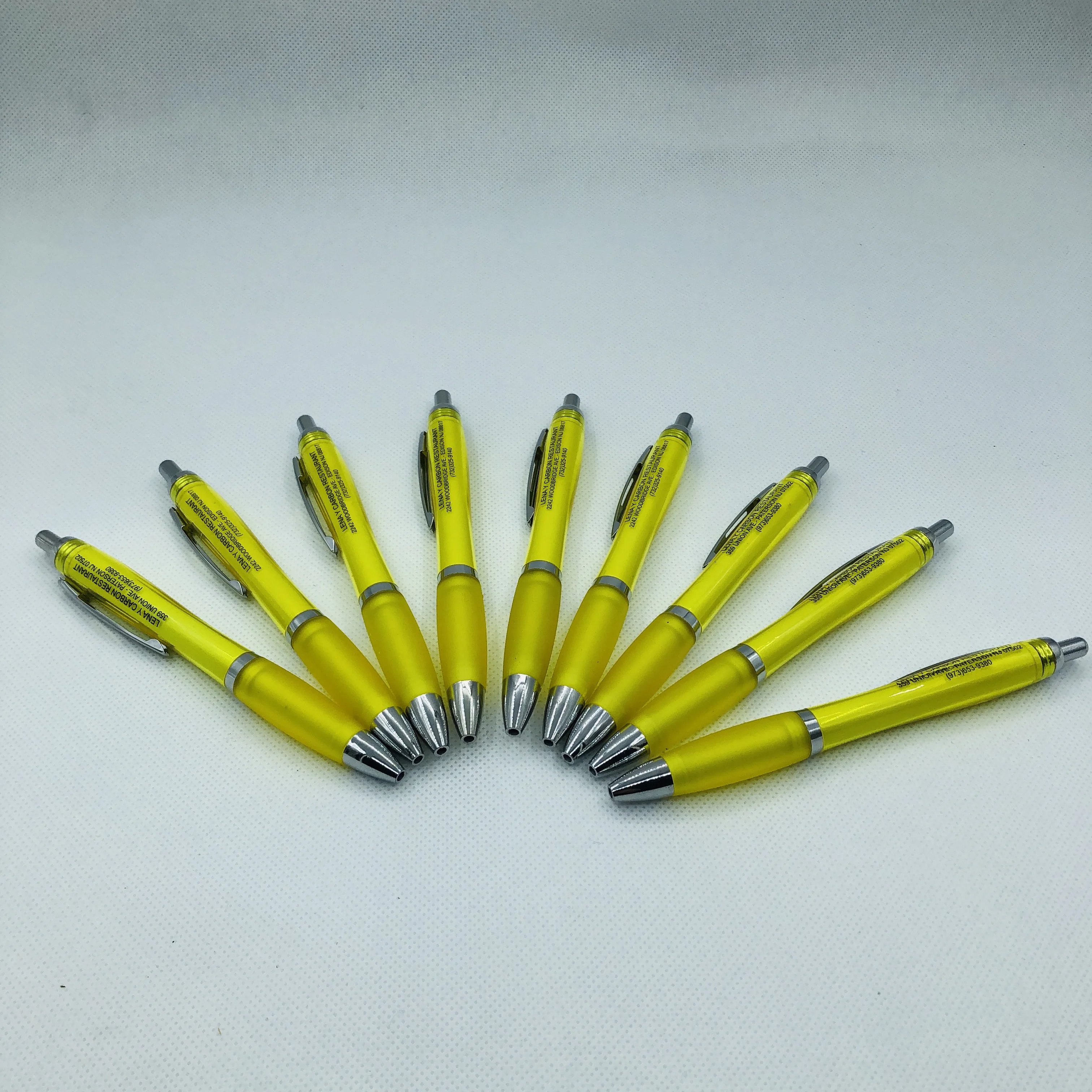 Желтая ручка для отеля школьная Ручка |