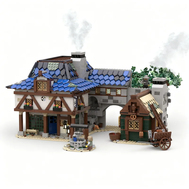 2673 детали MOC Замок Черных Соколов: Модель пекарни Хосе С. Инн, строительные блоки, игрушки, архитектурный конструктор, рождественский подарок, творческая идея для детей, сделай сам (art.: 3920dc91e81ab) - 3920dc91e81ab