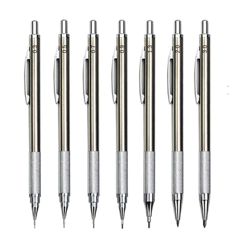 0.3/0.5/0.7/0.9/1.3/2.0/3.0mm Automatic Pencil Mechanical Activity Pencil Fine Arts Drawing Student School Supplies