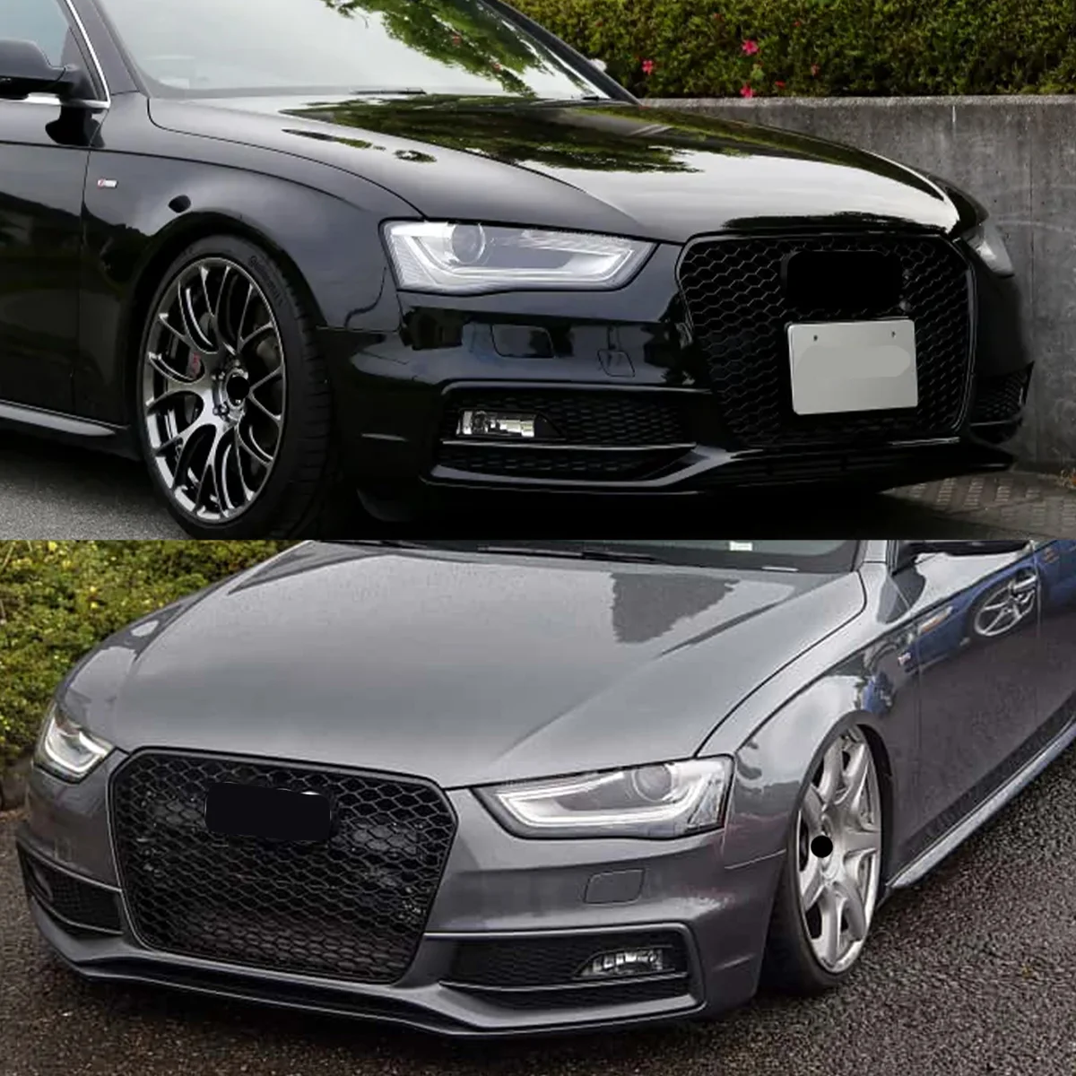 Magickit для Audi A4 S4 B8.5 2013-2016: решетка противотуманной фары с сотовой сеткой и передний гоночный бампер-гриль, автомобильные аксессуары (art.: 3920dbb019a2a) - 3920dbb019a2a