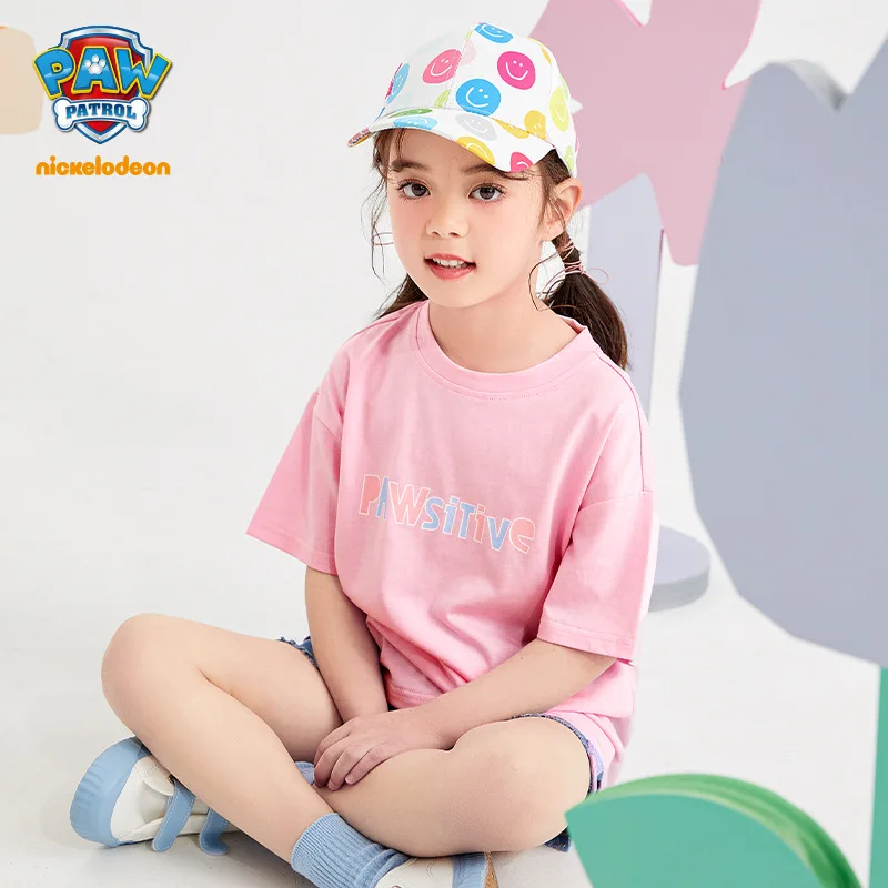 

Paw Patrol Girls T-shirt Children 2022 Summer New Baby Girl Bottoming Shirt Cute Princess Top Teenage Girls Clothing Skye Toys