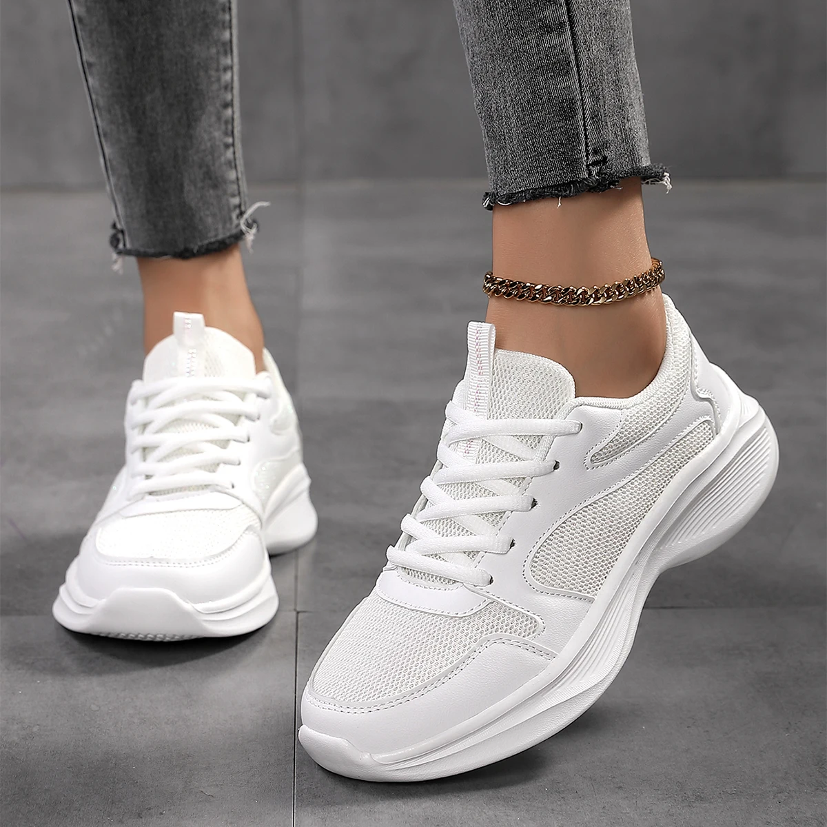 Кроссовки спортивные унисекс повседневная обувь для улицы маленькие полностью