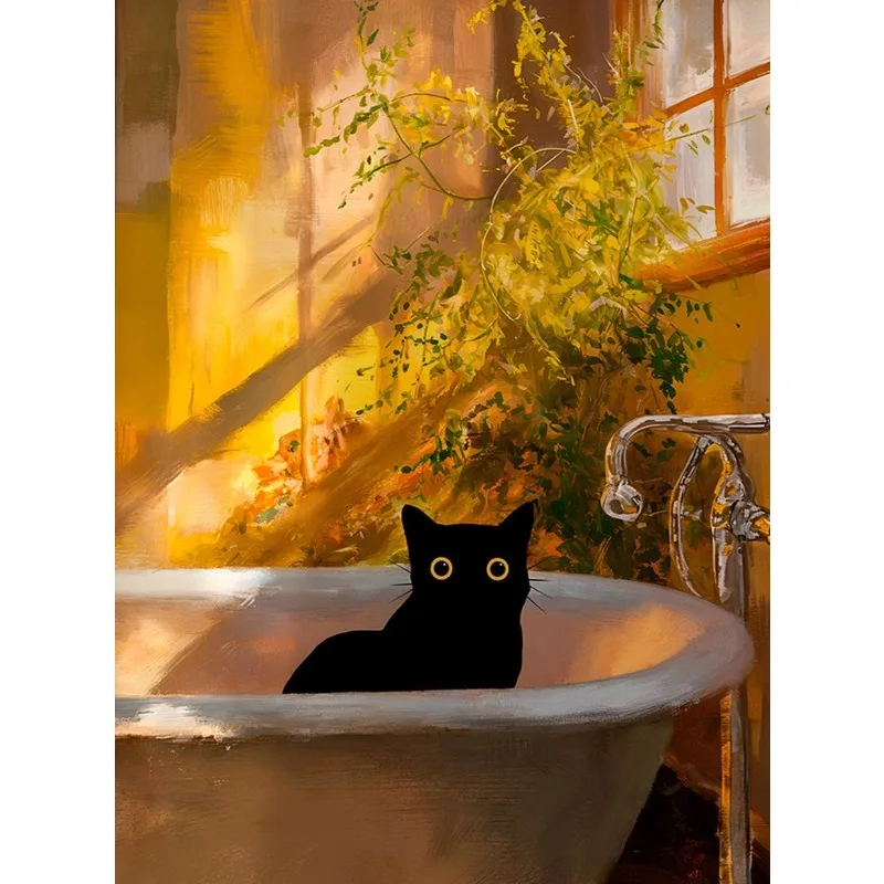 

Постер с котами на холсте