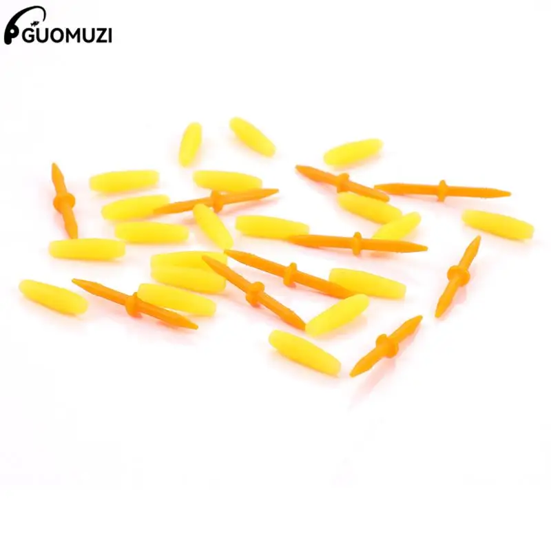 

50 шт., рыболовные ограничители, поплавки, бусины, рыболовные снасти, Аксессуары для рыбалки