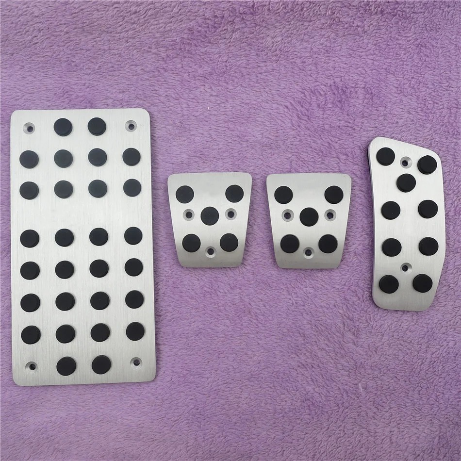 

DEE Car Accessories For KIA Carens 2007-2011 New Sport Aluminium Foot Pedal Rest Plate Speed MT/AT Pedal pads Car covers Styling