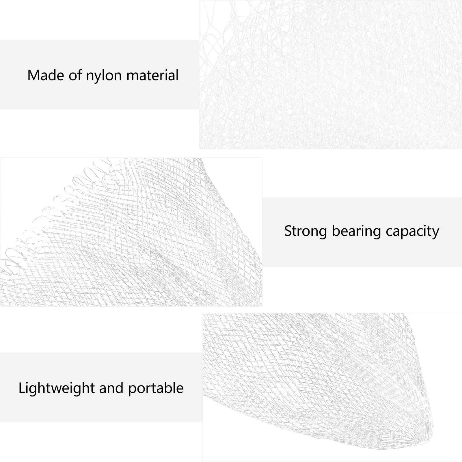 

Folding Fishing Landing Net Fishing Net Stainless Steel Mesh Fly Fishing Trout Landing Net Catch and Release Net White Size