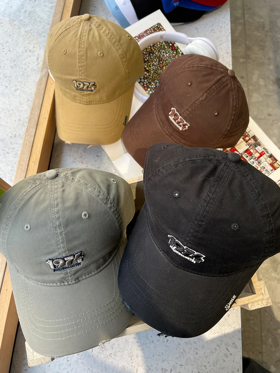 974 бейсболка с большой окружностью головы и вышитыми буквами для женщин