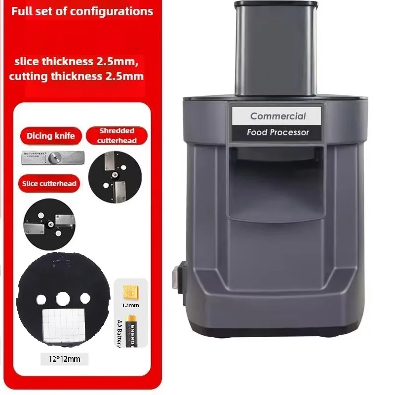 Электрическая слайсер 110 В 220 В, коммерческая автоматическая овощерезка, моркови, картофеля, слайсер и нарезка для овощей, электрическая овощерезка