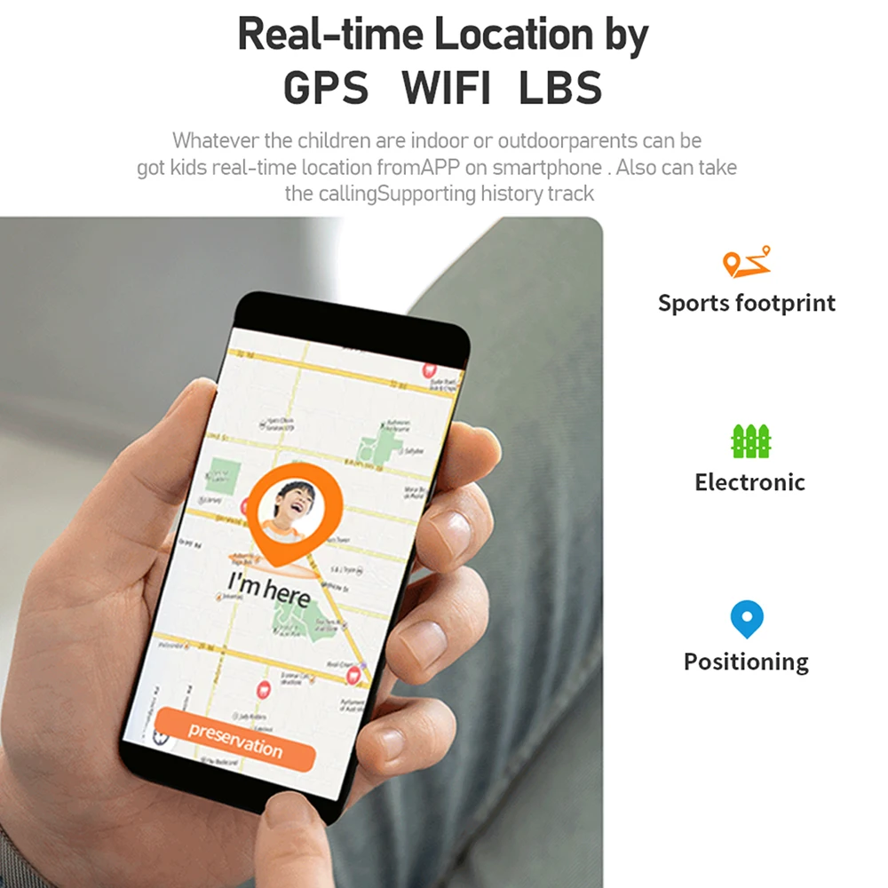 4G LBS GPS Wi-Fi местоположение студенческие детские умные часы SOS SIM-карта все сетевые