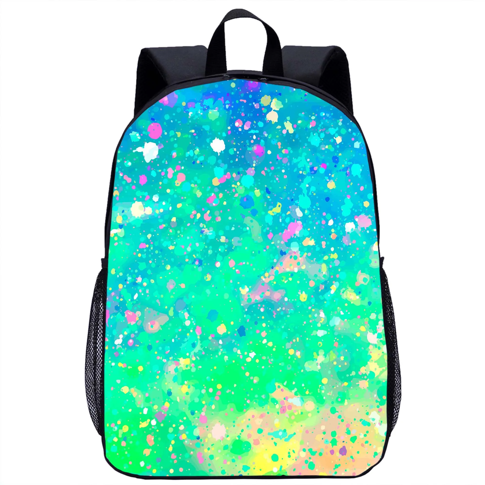 

Abstract Fluid Beautiful Color School Bag Girls Boys School Backpack Fashion Cool 3D Print Teenager Travel Laptop Bag Book Bags