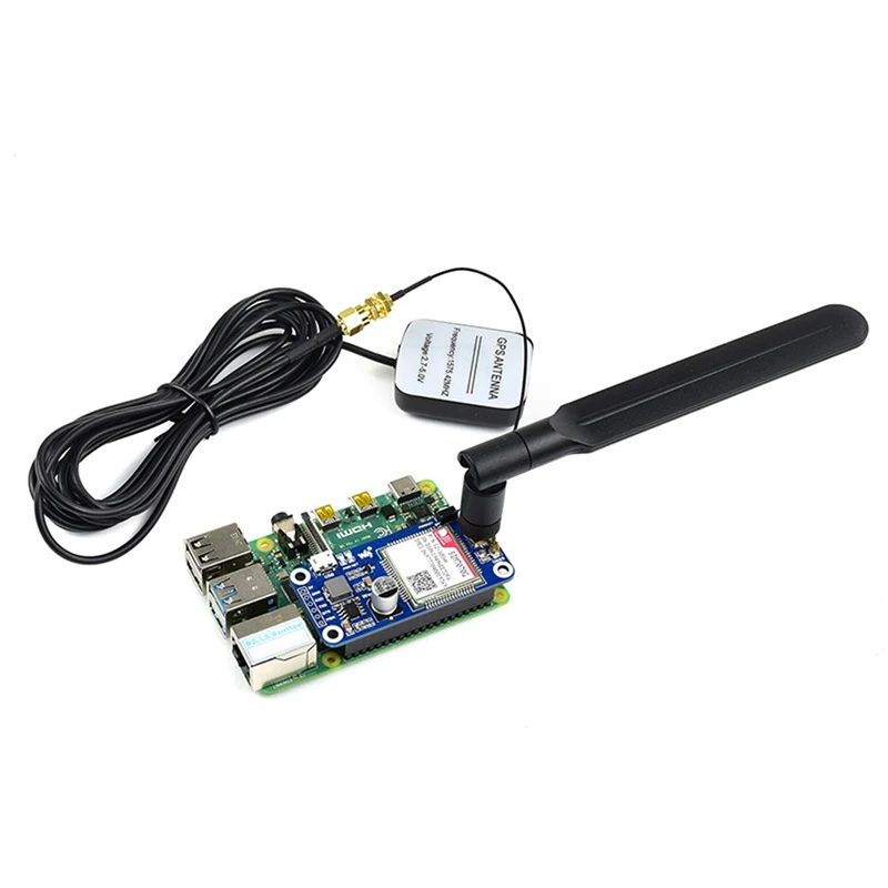 

Шляпа Waveshare SSIM7070G NB-Iot/Cat-M/GPRS/GNSS для Raspberry Pi, маломощный узкополосный модуль связи сотовой Iot