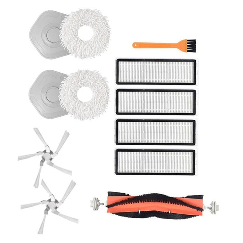 

For Xiaomi Dreame Bot W10 Self-Cleaning Robot Vacuum Cleaner Accessories Main Side Brush Cover HEPA Filter Mop Cloth