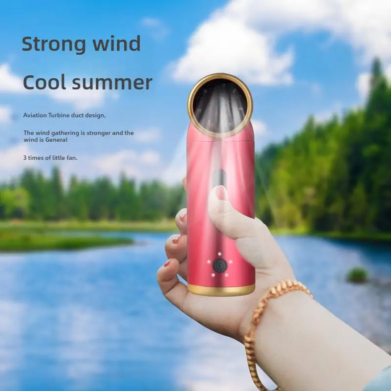 Портативный Дорожный Мини-вентилятор Высокоскоростной Перезаряжаемый