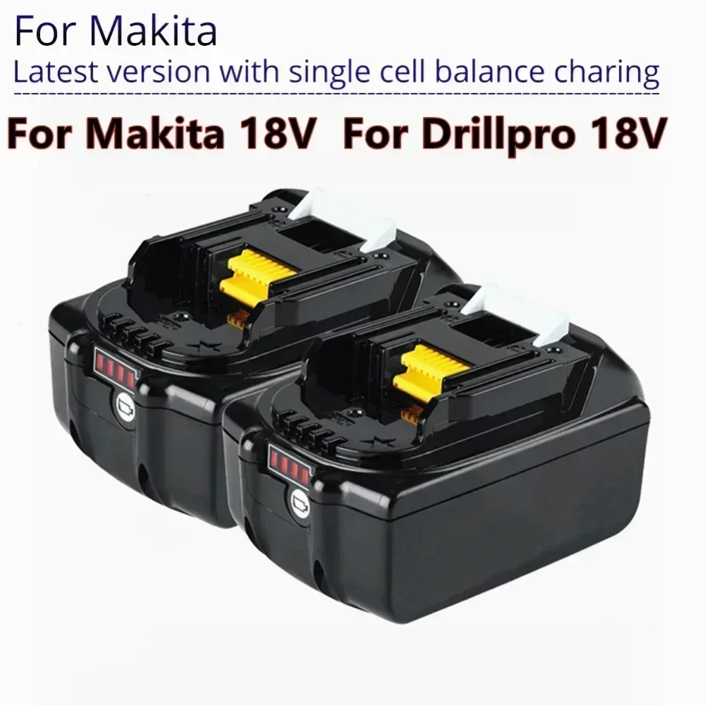 1-3 упаковки BL1860 18 В 6000 мАч аккумуляторная батарея для Makita BL1830B BL1860B BL1840B BL1815 LXT-400 18650