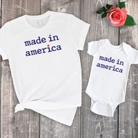 4th of july memorial day shirts print baby style fashion top mama made printed fourth of july mommy and me matching clothing m