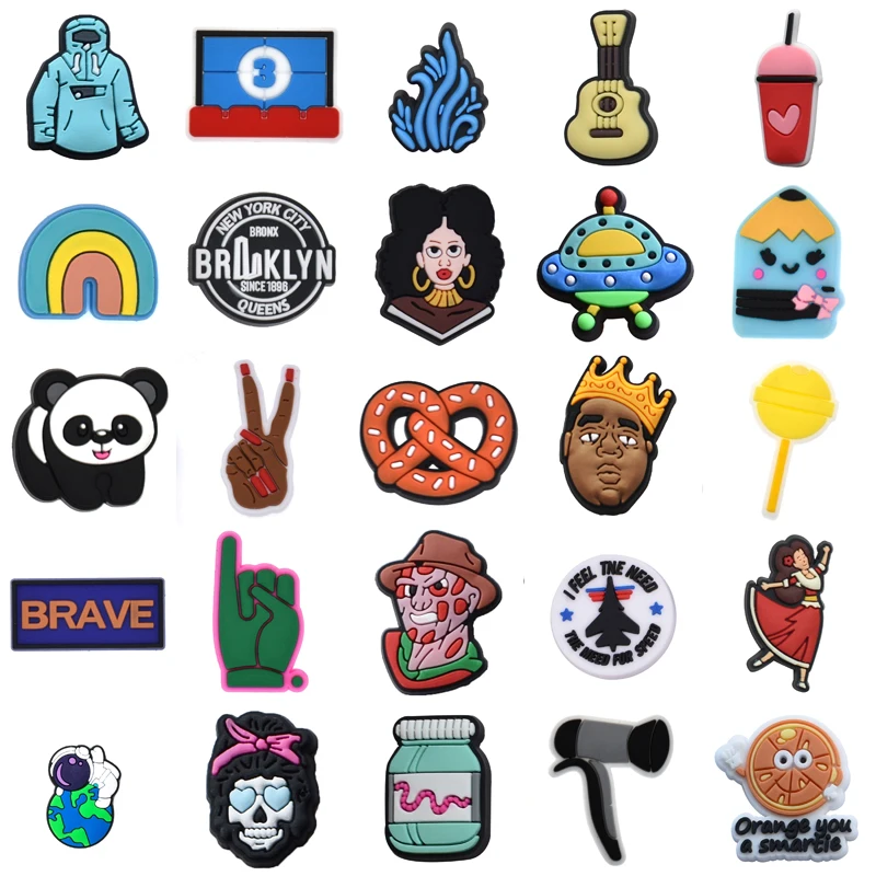 

Kids Girl Shoes Accessories Packs Decorations for Crocs Women Charm Boy Set Jeans Gifts Para Pins Men Wholesale Bulk Shoe Charms