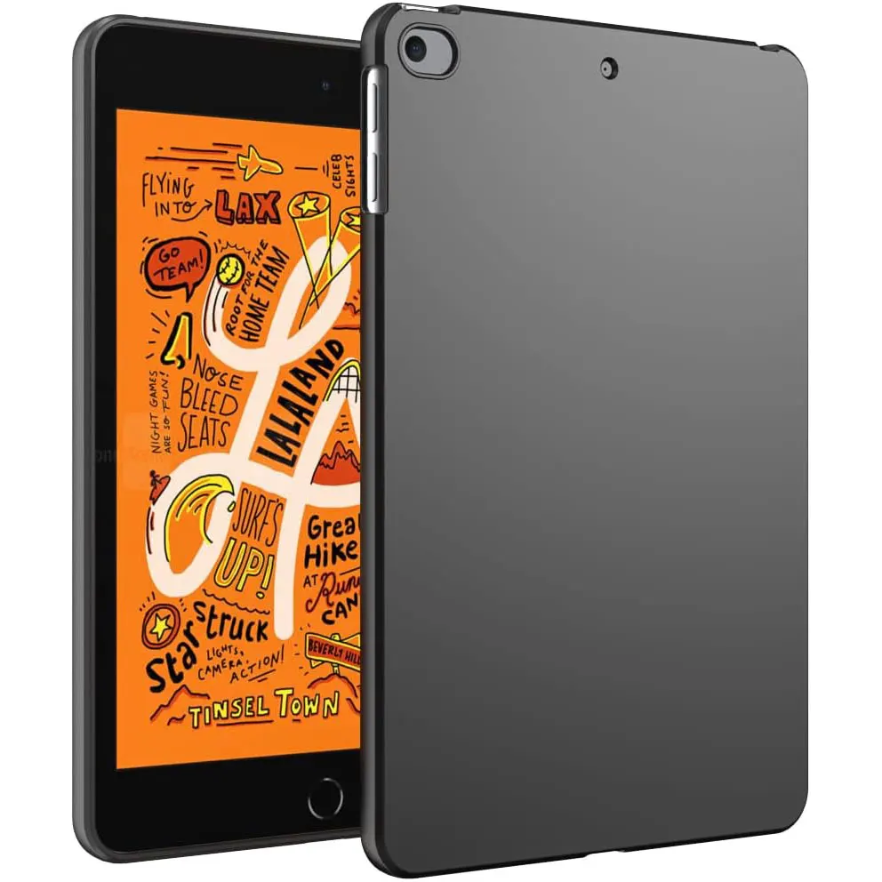 Tablet Case For iPad 5th 6th 7th 8th 9th 10th Mini Air 1 2 3 4 5 6 11 13 2024 Pro 12.9 10.5 9.7 Black Protective Cover