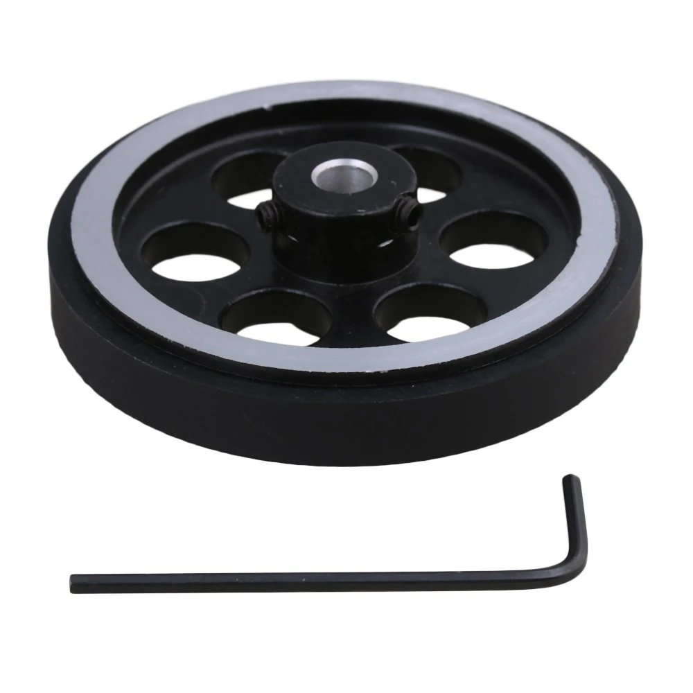 

200X6mm Industrial Aluminum Rubber Measuring Encoder Meter Wheel