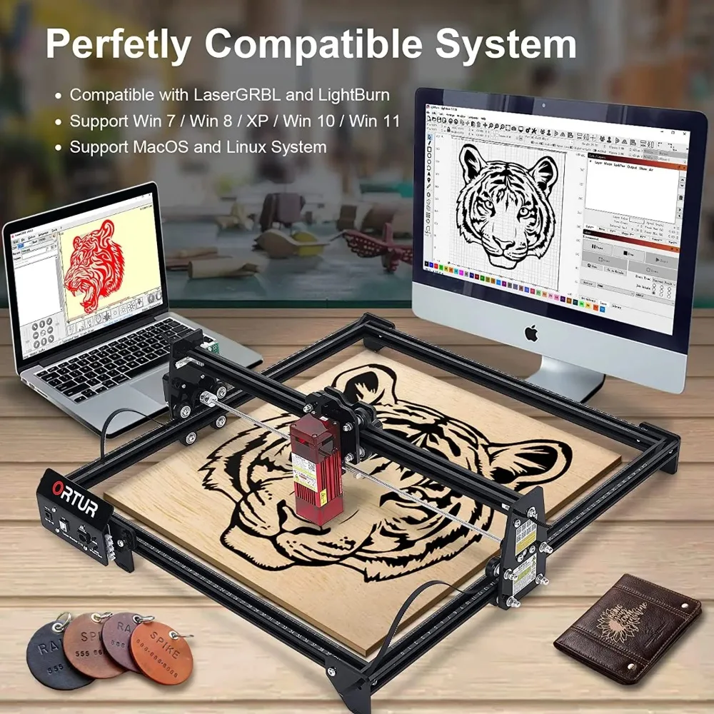 Ortur LASE Master 2 S2 Длинный фокус Гравер-резак LU2-10A 10 Вт Гравировальный станок с YRR 2.0 для