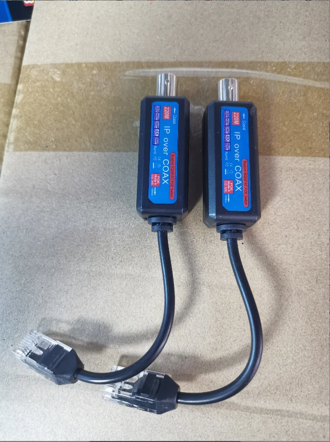 

Одноканальный пассивный IP-передатчик, удлинитель над коаксиальным пассивным конвертером EoC, поддержка расстояния 220 м, IP-камера видеонаблюдения, видеорегистратор/NVR