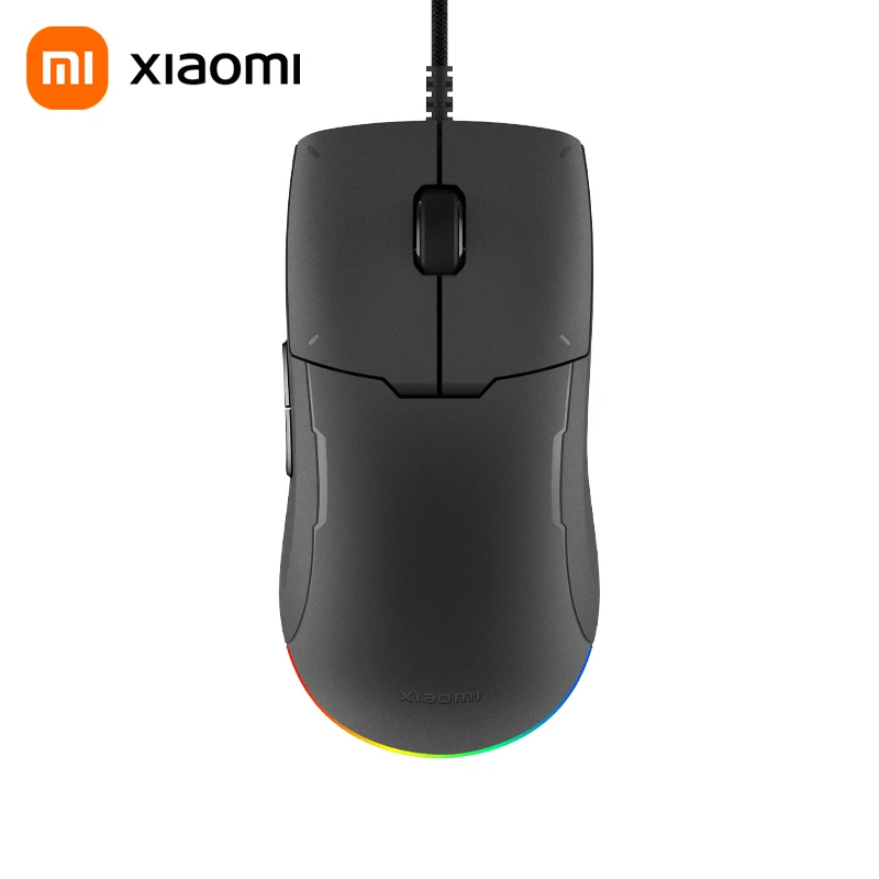 

Xiaomi Gaming Mouse Lite YXSB01YM RGB Ambient Lighting 5-Speed Adjustable DPI Wear-Resistant Foot Pads 6200DPI Wired Mouse