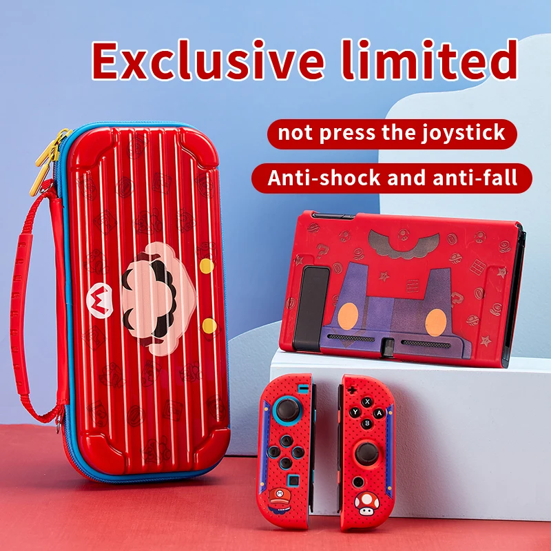 Чехол для переноски защитный чехол с переключателем хранения мультяшная тема