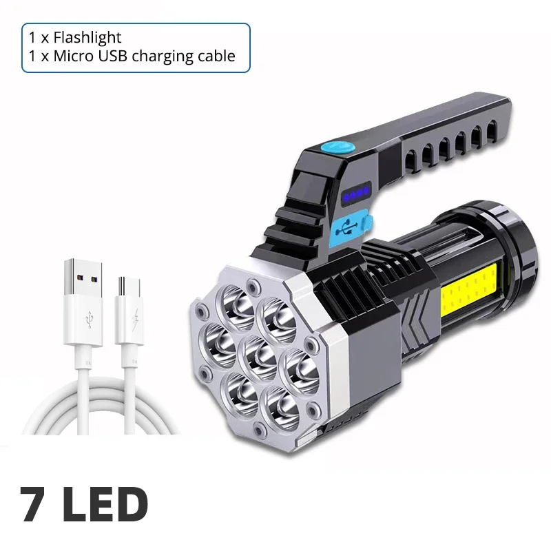 

Перезаряжаемый LED фонарь E-SMARTER 7 режимов