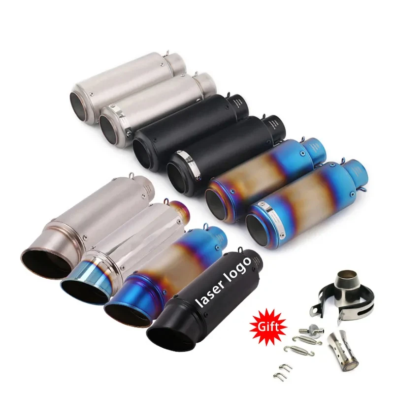 Универсальная Выхлопная Труба Мотоцикла 51 Мм/60 Мм С Глушителем DB Из Углеродного