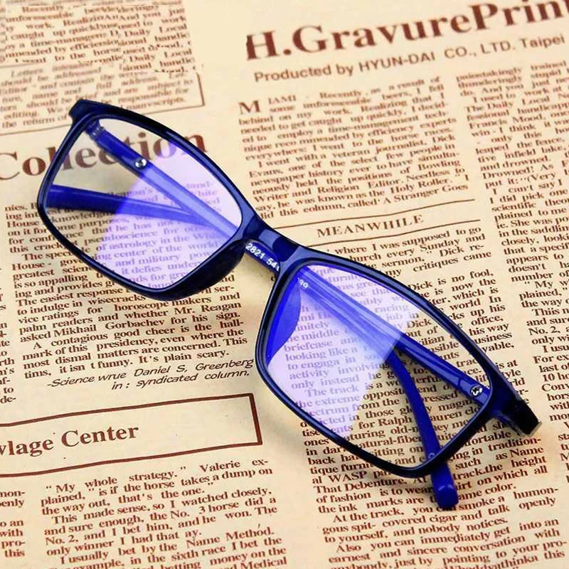 

Anti Light Glasses Ray Blue Fashion Anti Blue Fatigue Protection Blocking Glasses Eye Square Radiation Computer