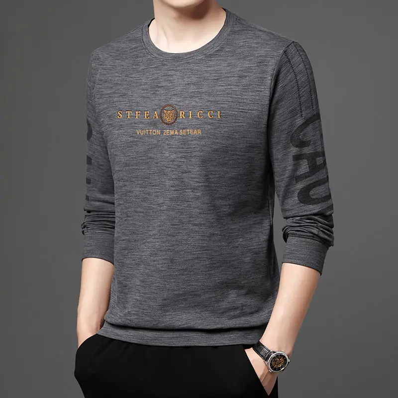 

2022 Fall Crewneck Loose Long Sleeve T-shirt Men's Wear