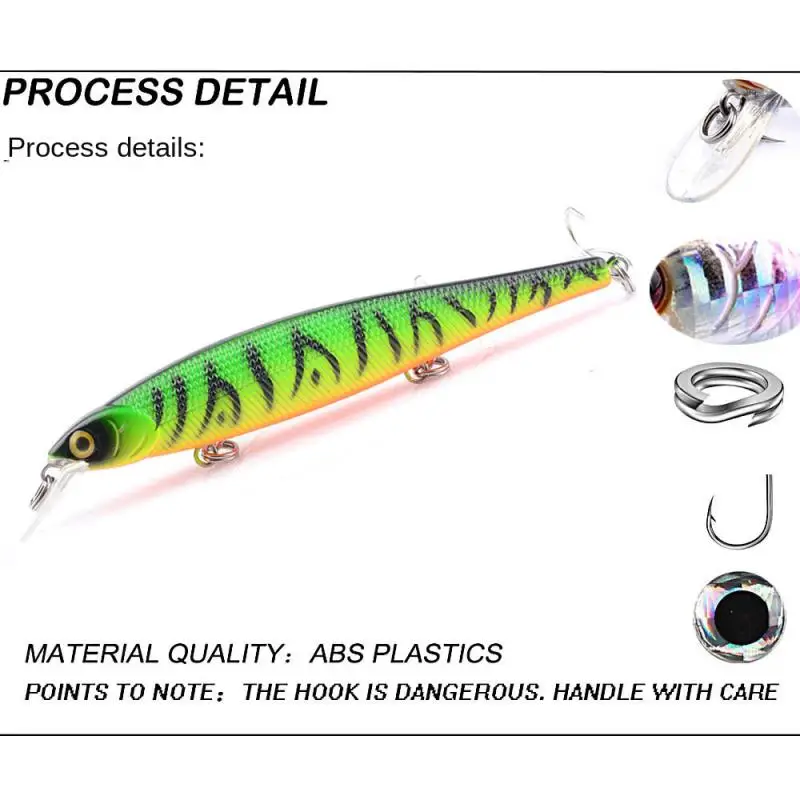 

Fishing Lures Outdoor Fishing Sharp Treble Hooks Fishhook Jigging Wobblers 10.5cm 9g Fishing Lures For Freshwater Saltwater