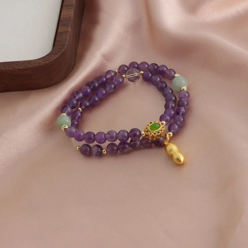 Minar в китайском стиле искусственный нефрит натуральный камень цветочный арахис