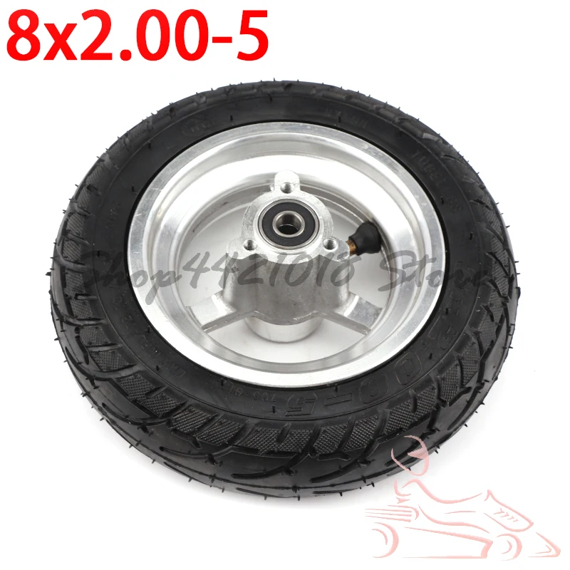 

8x2.00-5 tubeless tyre and wheel hub kits for Modified Kugoo S3 electric scooter rear wheels 8x2.0-5 tire Pneumatic wheel