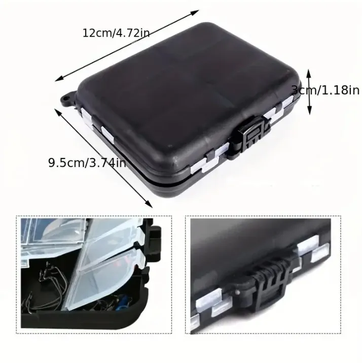 263 шт. набор аксессуаров для рыбалки на открытом воздухе с коробкой снастей