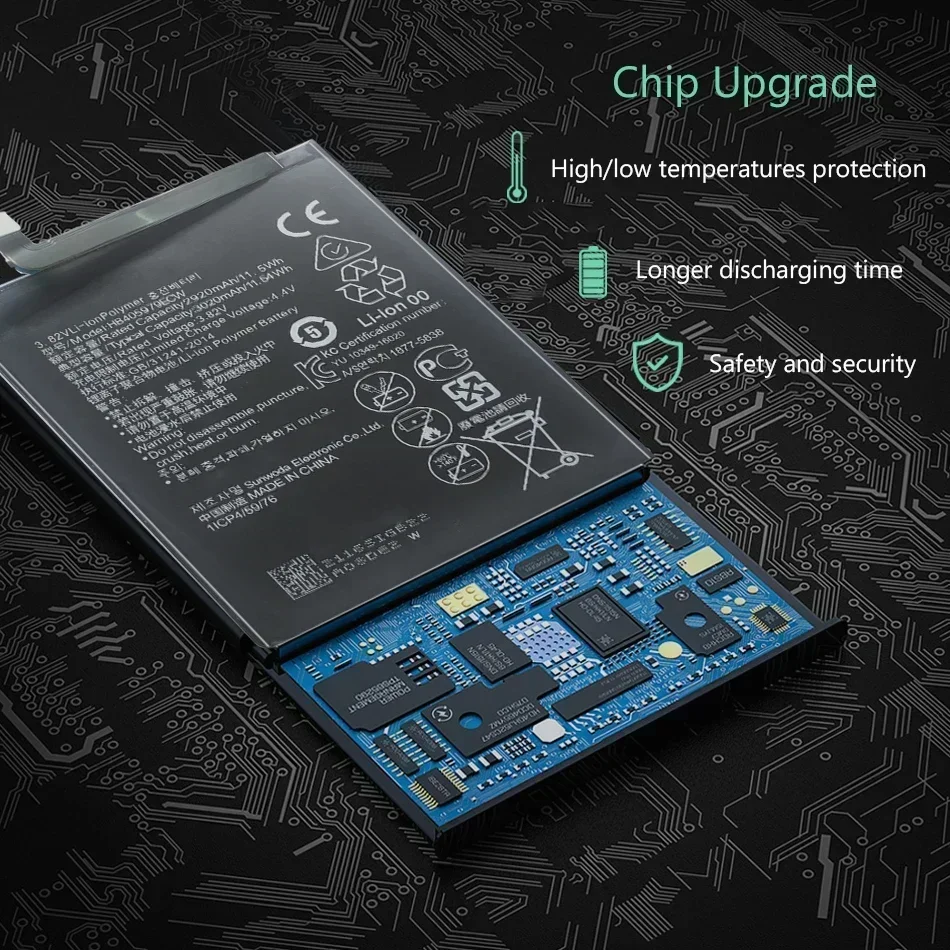 Аккумуляторы для мобильных телефонов Huawei Honor 6 7 8 9 10 (pro plus lite)/6A 6C 6X 7A 7C 7S 7i 7X 8A 8S 8C 8X 9i