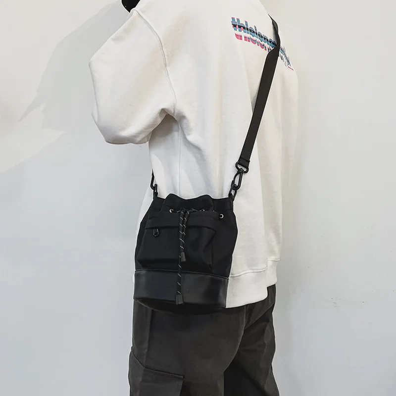 

Trendy Cool New Couple Crossbody Bag Korean Style Harajuku Shoulder Bag Street Hip-Hop Stylish Small Crossbody Bag