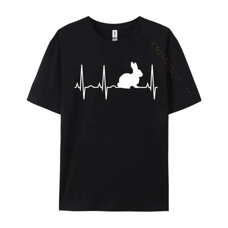 Bunny Heartbea For Lovers Rabbit Casual Cotton Tops Tees 2024 Hot Sale Student T-Shirts Printed Summer Shirts - Цена: 1084