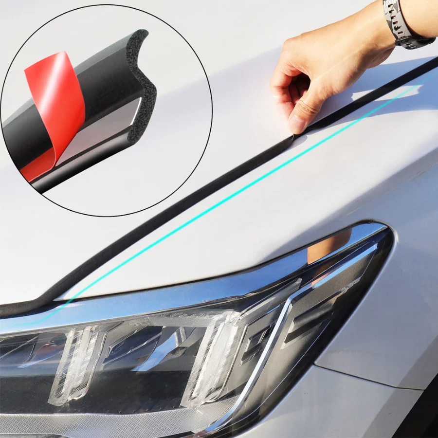 

Уплотнительная лента для автомобильной двери типа Z, обогащенная от шума, фотомагнитная Резиновая полоса, отделка, автомобильные резиновые уплотнители, комплект для ремонта лобового стекла