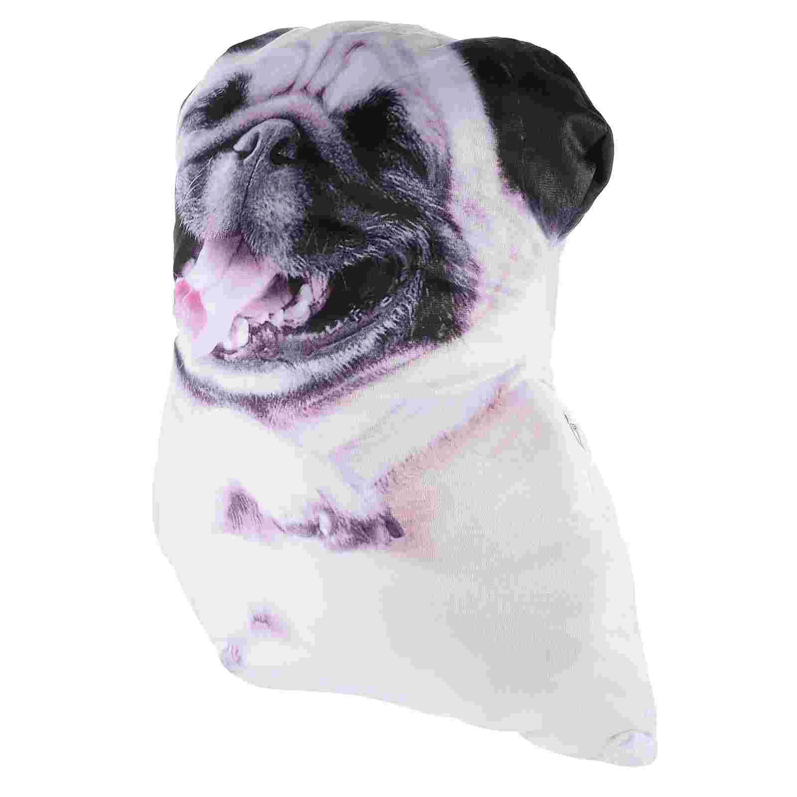 

Stuffed Pillow 3D Dog-shaped Throw Pillow for Home Hotel Sofa Bench Couch
